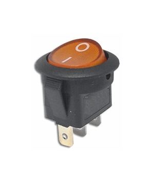 Przełącznik kołyskowy SMRS101 12V pomarańczowy