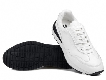 Buty męskie sportowe skórzane białe Big Star NN174288 42