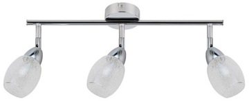 Klasyczna potrójna lampa reflektorowa chrom RICO