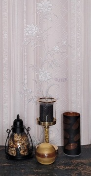 Обои геометрия, цветы, ромбы, полоски 1-1472