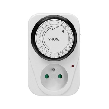 ORNO VIRONE MT-1 ПРОГРАММАТОР ЕЖЕДНЕВНОГО ВРЕМЕНИ МЕХАНИЧЕСКИЙ ДЛЯ РОЗЕТКИ SOCKET