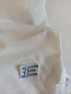 ESPRIT KOSZULKA POLO MĘSKA BIAŁA, BAWEŁNA r. S/M