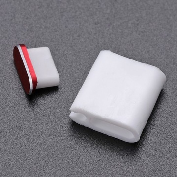 ПЫЛЕЗЫЧНЫЙ КОЛПАЧОК USB ТИПА C ИЗ АЛЮМИНИЕВОГО СПЛАВА (КРАСНЫЙ)