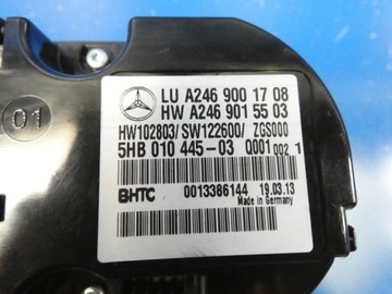 MERCEDES A W176 CLA W117 B W246 PANEL KLIMATIZACE VENTILACE
