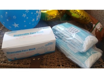 МАСКА ДЛЯ ЛИЦА ЗАЩИТНАЯ МАСКА, 3-слойная НОС