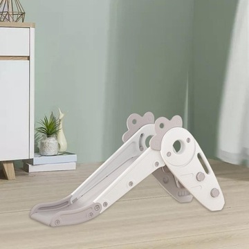 Детская противоскользящая игрушка-слайд Motor Skill белого цвета A