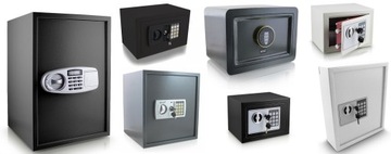 МЕТАЛЛИЧЕСКИЙ СЕЙФ ДЛЯ ДЕНЕГ 25СМ, ЧЕРНЫЙ