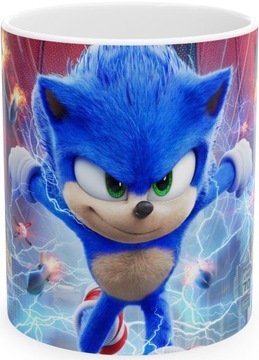 Kubek SONIC 3 z dowolnym napisem imieniem WZORY Hedgehog Shadow