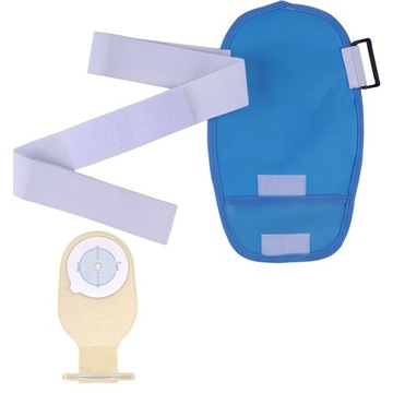 Легкий чехол для стомы, сумка для одежды для поддержки стомы, синий цвет для колостомы