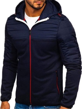 Мужские повседневные толстовки на молнии с длинными рукавами