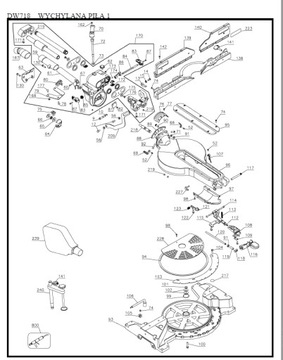 Зажим Dewalt DW717. DW718XPS. ДВ718. D27107XPS