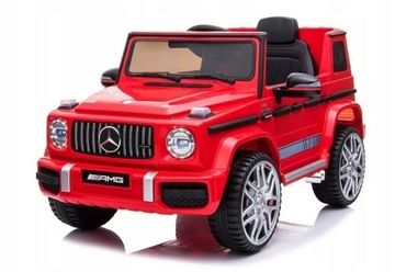 Auto na akumulator Samochód dla dzieci Mercedes G63 AMG Skóra Pilot Tablice