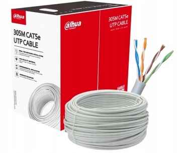 Kabel Przewód Skrętka Dahua U/UTP kat. 5e 305 m