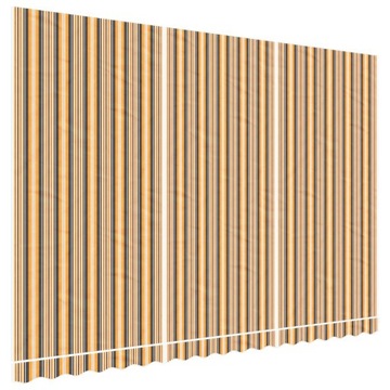 TKANINA MATERIAŁ DO MARKIZY OGRODOWEJ ZADASZENIE WIELOKOLOROWA 4.5x3 m