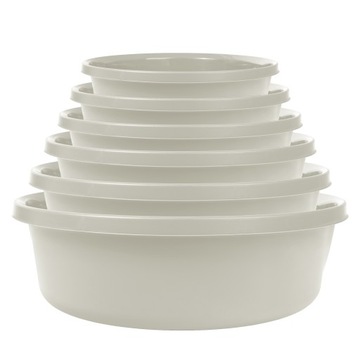 ЧАША ПЛАСТИКОВАЯ 14Л, КРУГЛАЯ ПАВЕЛ, БЕЛАЯ