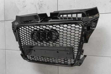 AUDI A3 8P 2008-2013 РЕШЕТКА РАДИАТОРА, RS3 СТАЙЛИНГ, ЧЕРНЫЙ
