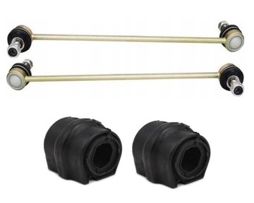 ŁĄCZNIKI + GUMY STABILIZATORA PRZÓD PEUGEOT 307 SW