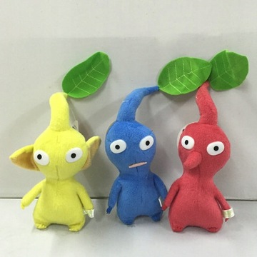 Новая плюшевая игрушка Пикмин желто-красный