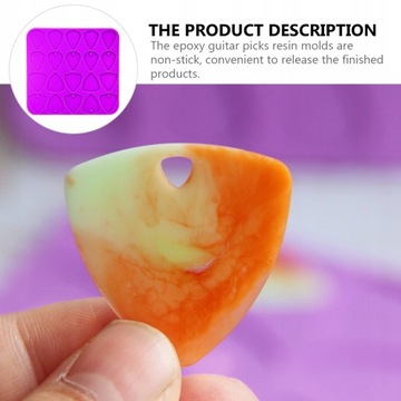 5 Grubość Guitar Picks Resin Formy Gitarowe