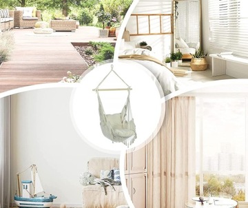 СИДЕНЬЕ-ГАМАК COCOON КАЧЕЛИ САДОВЫЙ СТУЛ + ПОДУШКИ