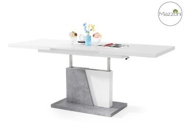 GRAND NOIR Белый\Бетон - РАСШИРЯЕМЫЙ СТОЛ СТОЛ