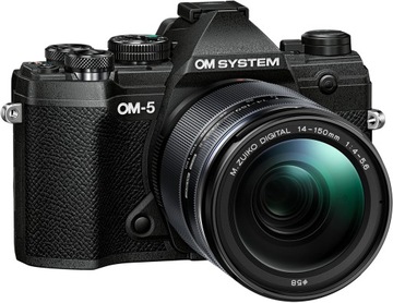 Aparat OLYMPUS OM-5 Czarny + Obiektyw 14-150 mm f-4-5.6 Kit
