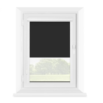 ROLETA ZACIEMNIAJĄCA WYMIAR 71X150CM KASECIE CZERŃ