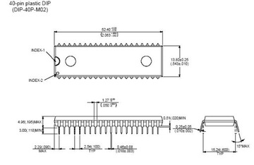 16-битная плата EPROM DIP40 UFP 6.03 Адаптер ZIF