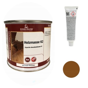 Шпатлевка по дереву/Holzmasse K2 /750мл/ДУБ СРЕДНИЙ