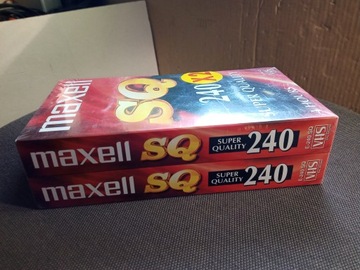 Кассеты VHS 2 шт. МАКСВЕЛЛ КВ. 240