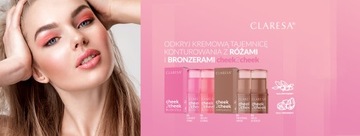 Claresa BRONZER STICK для контуринга лица, бронзер 02 Milk Choco