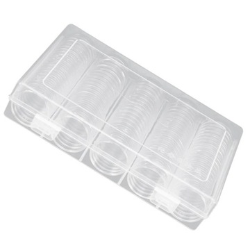 Etui na monety Przezroczyste plastikowe pudełko