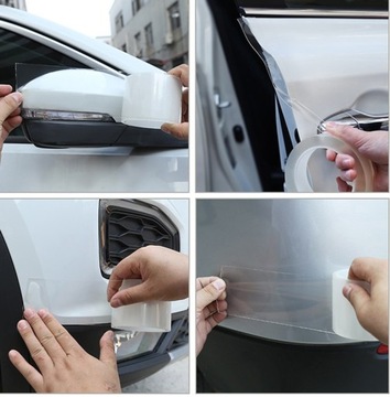 ЗАЩИТНАЯ ПРОЗРАЧНАЯ ЛЕНТА 7см x 5м БЕЗОПАСНОСТЬ