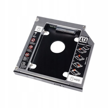 ADAPTER RAMKA NA DYSK 2,5'' SSD HDD zamias CD DVD