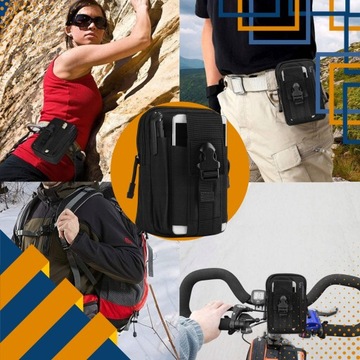 ТАКТИЧЕСКАЯ ВОЕННАЯ НАСТЕННАЯ СУМКА, ПРОЧНЫЙ КАРМАН НА ПОЯСЕ