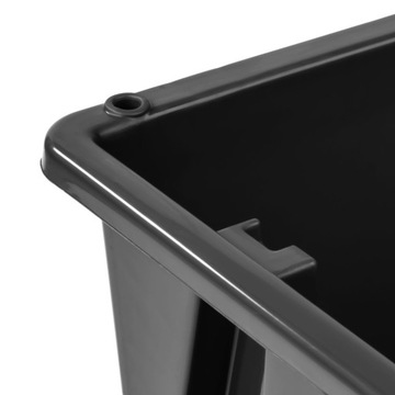 Контейнер для хранения 50x Лоток-органайзер NP4 ЧЕРНЫЙ