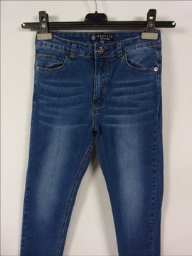 MISSGUIDED HUSTLER spodnie jeans 6S / 34S