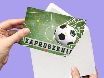ПРИГЛАШЕНИЕ ФУТБОЛИСТ НА ДЕНЬ РОЖДЕНИЯ РЕБЕНКА + БЕСПЛАТНЫЙ КОНВЕРТ