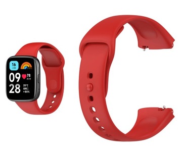 Pasek do Xiaomi Redmi Watch 3 ACTIVE CZERWONY