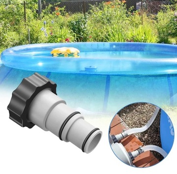 2 ПЕРЕХОДНИКА ДЛЯ ШЛАНГА ДЛЯ БАССЕЙНА, ПЕРЕХОДНИК ДЛЯ НАСОСА, ПЕРЕХОДНИК А ДЛЯ БАССЕЙНА INTEX