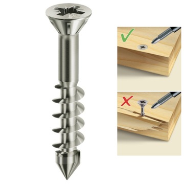 WKRĘTY CIESIELSKIE DO DREWNA MUSTAD 4x40mm100sztuk