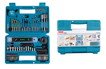 MAKITA E-10730 ZESTAW AKCESORIÓW WIERTŁA BITY 102 elementy Poziomica x 102