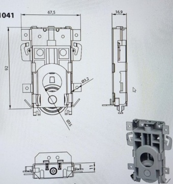 Тележка на роликах для раздвижных дверей Indeco Komandor
