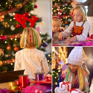 Наращивание волос CLIP IN, золотистые пряди, блестящее наращивание