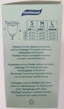 КУБОК MESTRUATION Красный M Вуоккосет