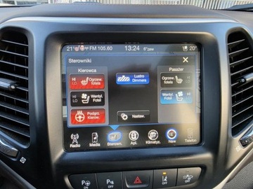 Jeep Cherokee V Terenowy 3.2 V6 272KM 2017 JEEP CHEROKEE Overland V6 3.2l benzyna 272KM 4X4 Salon PL LPG Wentylacja, zdjęcie 11