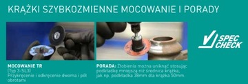 Диск абразивный ROLOC fi 50 P80 ЦИРКОНИЙ 4 ШТ.