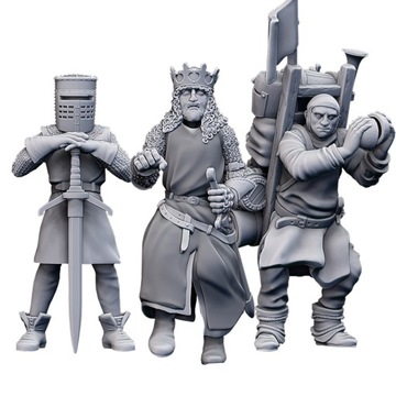 King Arthur, Black Knight, Patsy Monty Python Team