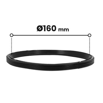 5x Uszczelka WARGOWA Rur KANALIZACJI 160 mm Gumowa Pierścień Uszczelniaj GQ