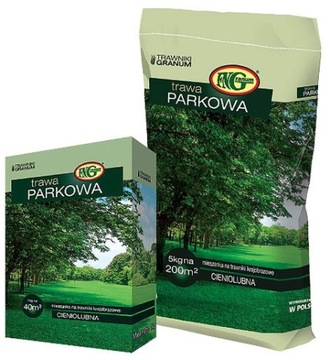 TRAWA PARKOWA CIENIOLUBNA WOLNOROSNĄCA 1kg